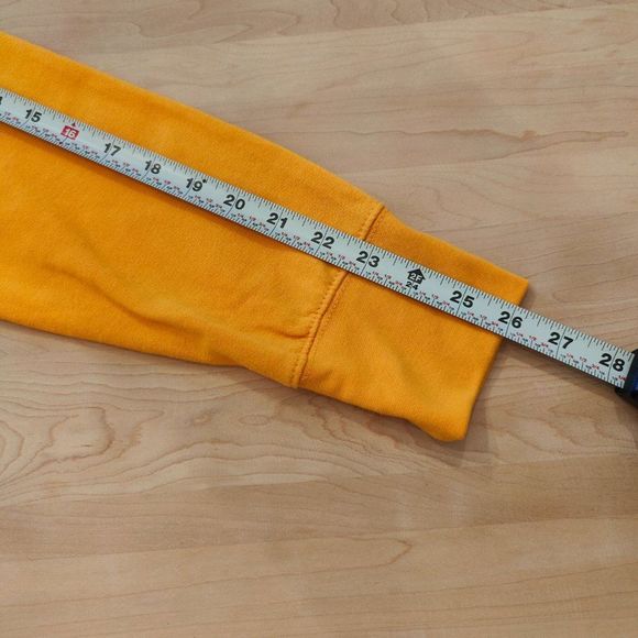 Yellow Fleece Sweater Women's Size Small, with front pocket Long Sleeve - Picture 9 of 14